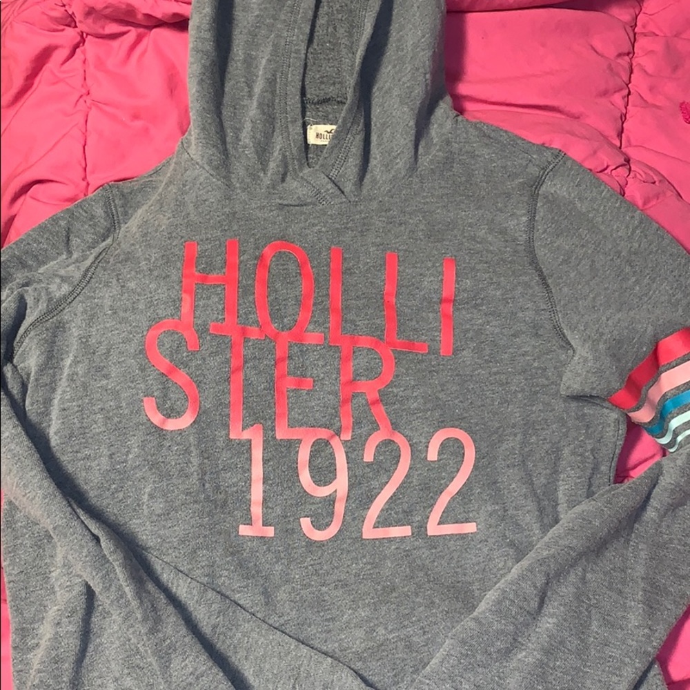 Hollister gray hoodie
